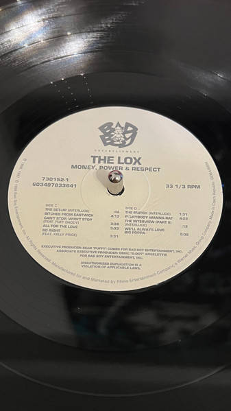 The Lox – Money, Power &amp; Respect (2LP color)